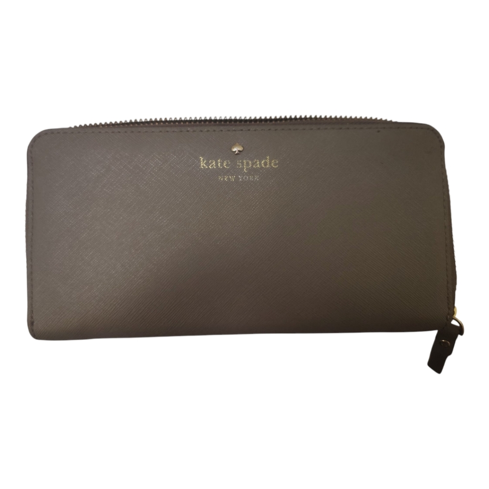 Kate Spade Charcoal Zip-Around Wallet